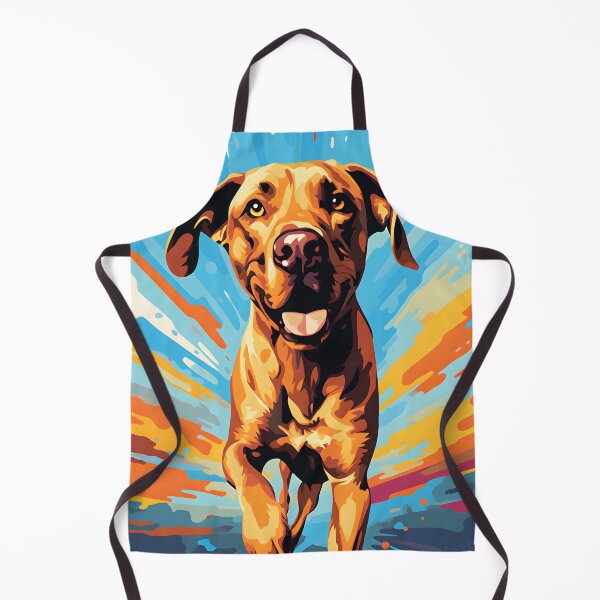 Item preview, Rhodesian ridgeback dog portraits drawing. animal colorful. Animal throw pillow.  designed and sold by formform.