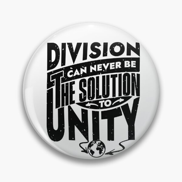 Item preview, "Unity Not Division" - Inspirational Message designed and sold by Sir Meow Meow.