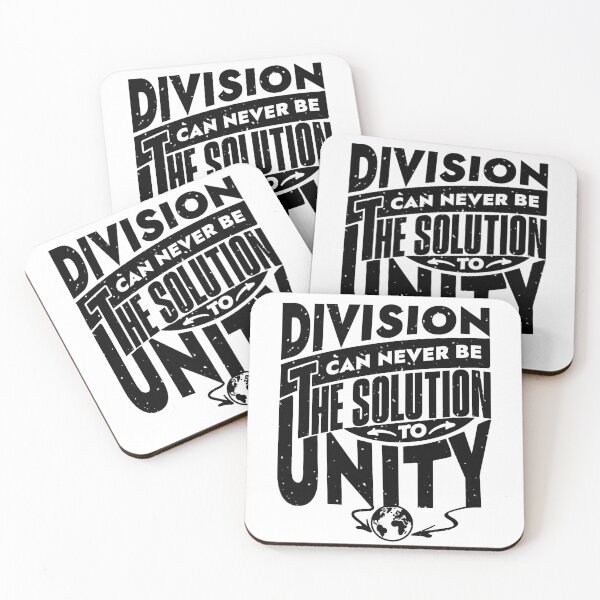 Item preview, "Unity Not Division" - Inspirational Message designed and sold by Sir Meow Meow.