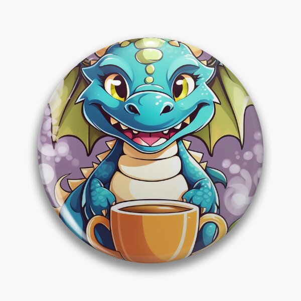 Item preview, Coffee Drinking Dragon designed and sold by VisualMotivator.