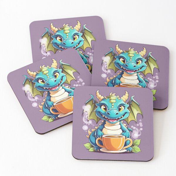 Item preview, Coffee Drinking Dragon designed and sold by VisualMotivator.