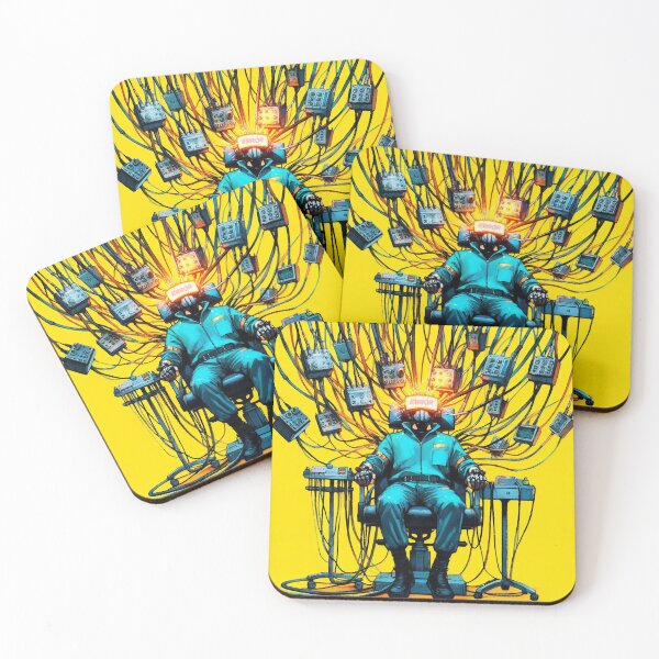 Item preview, Cyberpunk Neon Hacker Netrunner designed and sold by RESToRAPTOR.