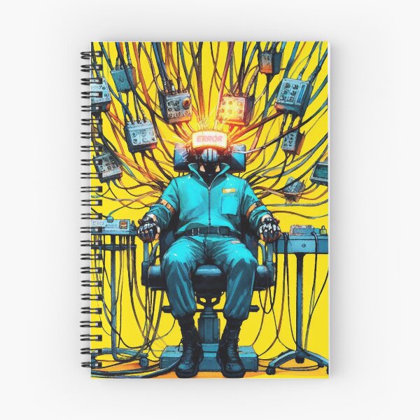 Item preview, Cyberpunk Neon Hacker Netrunner designed and sold by RESToRAPTOR.