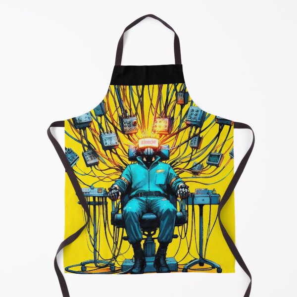 Item preview, Cyberpunk Neon Hacker Netrunner designed and sold by RESToRAPTOR.