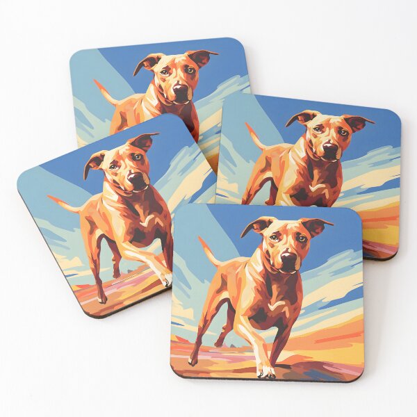 Item preview, Rhodesian ridgeback dog portraits drawing. animal colorful. Animal throw pillow.  designed and sold by formform.