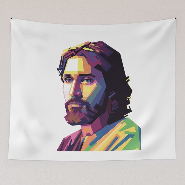 Item preview, Sacred Countenance: Unique Illustration of the Holy Face of Jesus designed and sold by OpsDesing.
