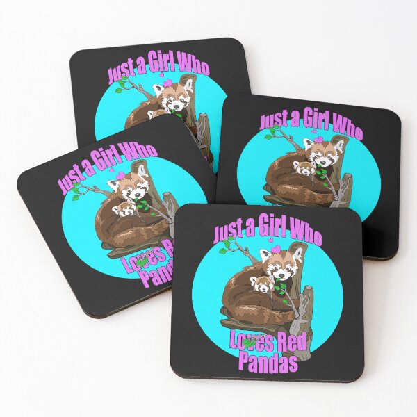 Item preview, Just a Girl who Loves Red Pandas | Gift for Red Panda Lover designed and sold by Marian Murdoch.
