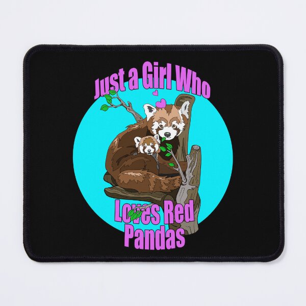 Item preview, Just a Girl who Loves Red Pandas | Gift for Red Panda Lover designed and sold by Marian Murdoch.
