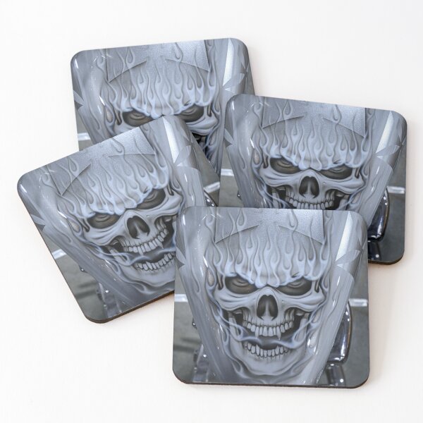 Item preview, Skull of Fire (Motorcycle Tank) designed and sold by LORBERPHOTO.