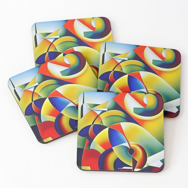 Item preview,  Geometric snail abstract artpiece, reality designed and sold by Coolparrotgirl.