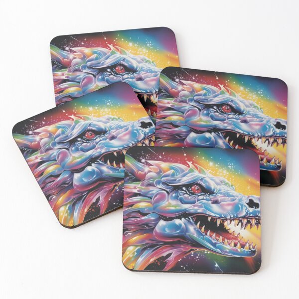 Artikelvorschau, bunter Airbrush Drachen entworfen und verkauft von Mauswohn.