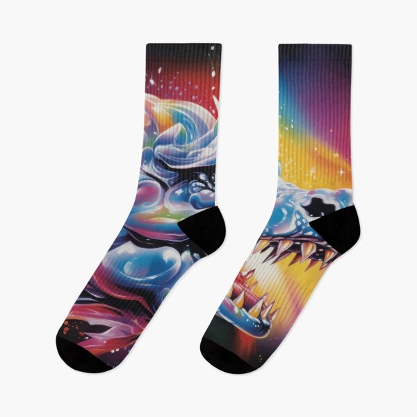 Artikelvorschau, bunter Airbrush Drachen entworfen und verkauft von Mauswohn.
