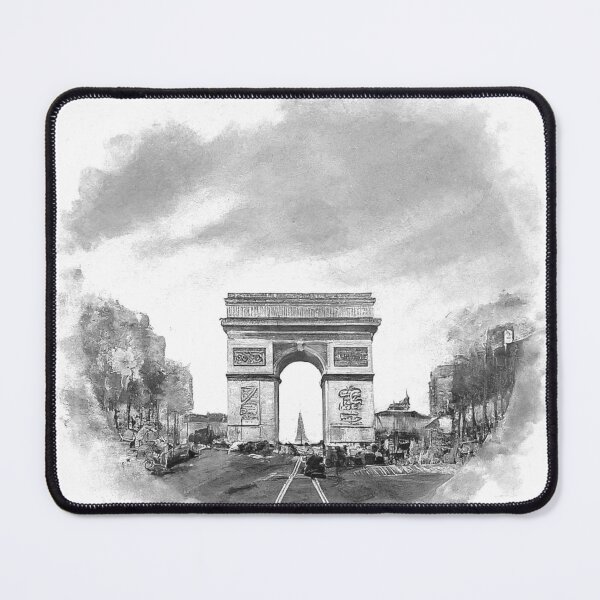 Item preview, Dreaming of Paris - Arc de Triomphe 2 B/W designed and sold by rylalgarra.