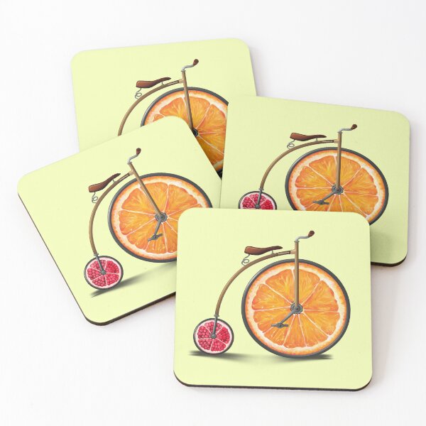 Item preview, Orange and Pomegranate Bike | Penny Farthing | Bike Lovers designed and sold by monkeybusiness.pt.