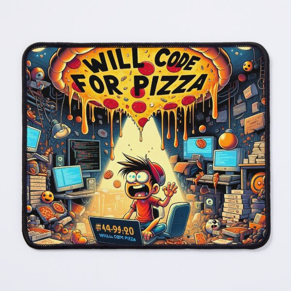 Item preview, Code Cravings: Pizza Programming Passion designed and sold by Kuki-shop.
