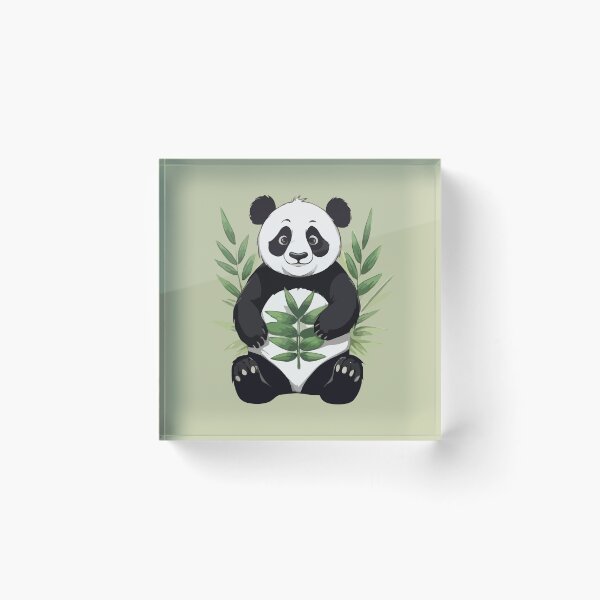 Item preview, Panda Eating Bamboo designed and sold by teedesigndaily.