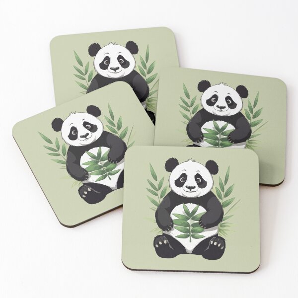 Item preview, Panda Eating Bamboo designed and sold by teedesigndaily.