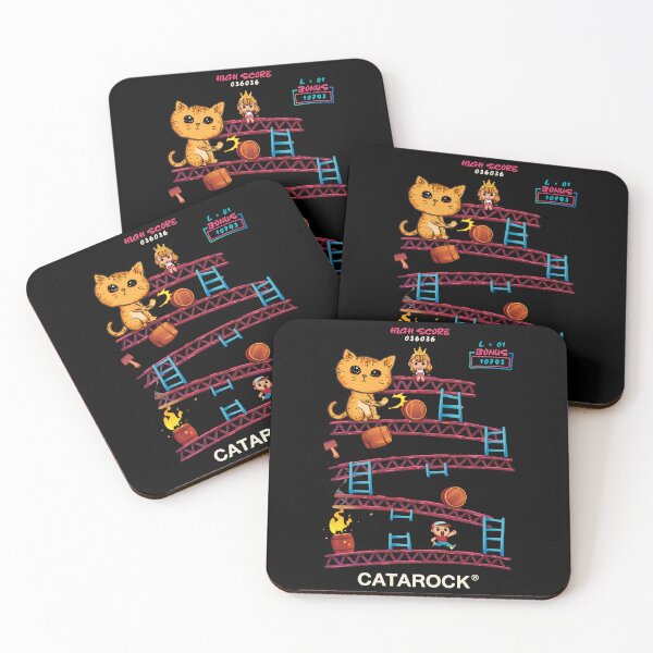 Item preview, Orange cat in retro game designed and sold by CATTAROCK.