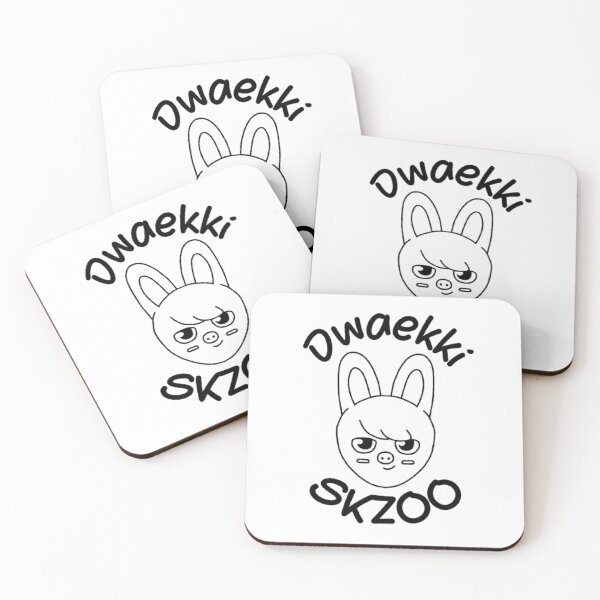 Item preview, Stray Kids - Skzoo Dwaekki Head w/ Name [BLACK OUTLINE] designed and sold by itsaiaaa.