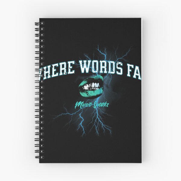 Item preview, Where Words Fail, Music Speaks: Distressed Tees for Die-Hard Fans designed and sold by CraftedConcepts.