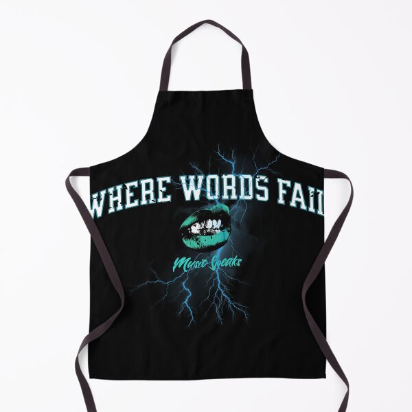 Item preview, Where Words Fail, Music Speaks: Distressed Tees for Die-Hard Fans designed and sold by CraftedConcepts.