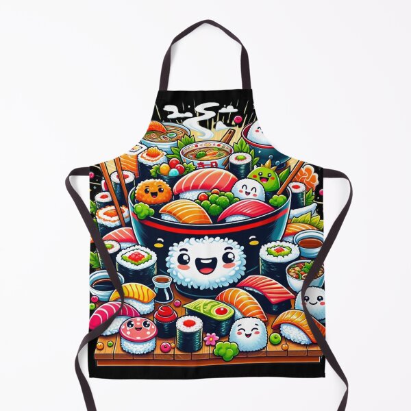 Item preview, Sushi and Japanese Cuisine Fans designed and sold by Kuki-shop.