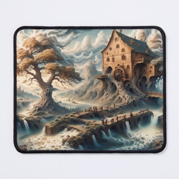 Item preview, Old wooden watermill designed and sold by M-Y-A-R-T-.
