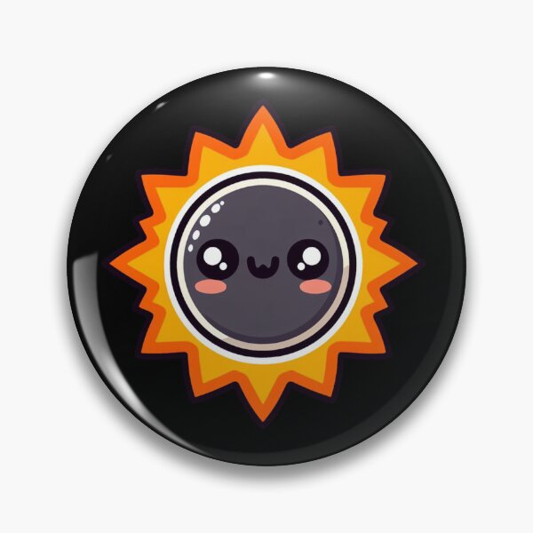 Item preview, Eclipse 2024 Kawaii Lindo Sol designed and sold by Lelijo.