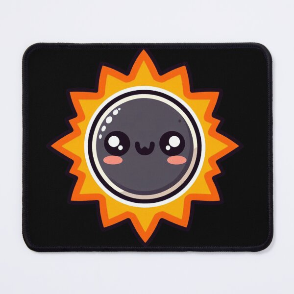 Item preview, Eclipse 2024 Kawaii Cute Sun designed and sold by Lelijo.