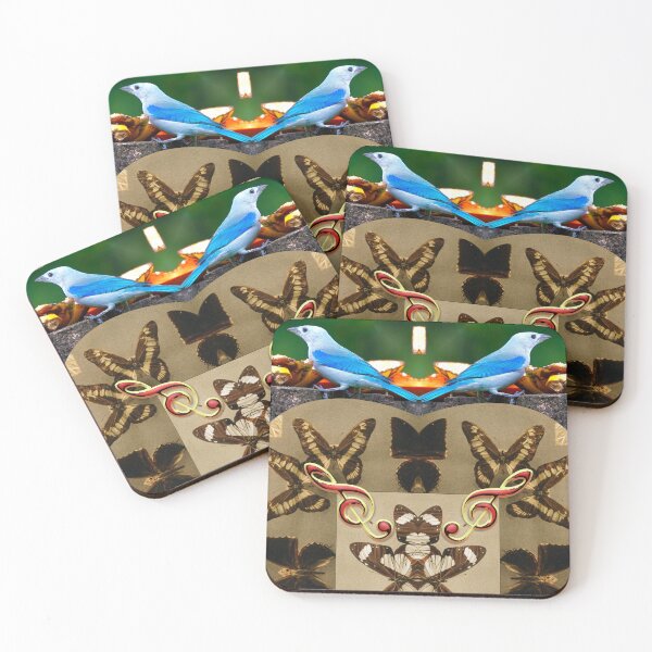 Item preview,  **ABSTRACT BLUE BIRDS AND BUTTERFLIES, SING SPRING!** designed and sold by Ralek.