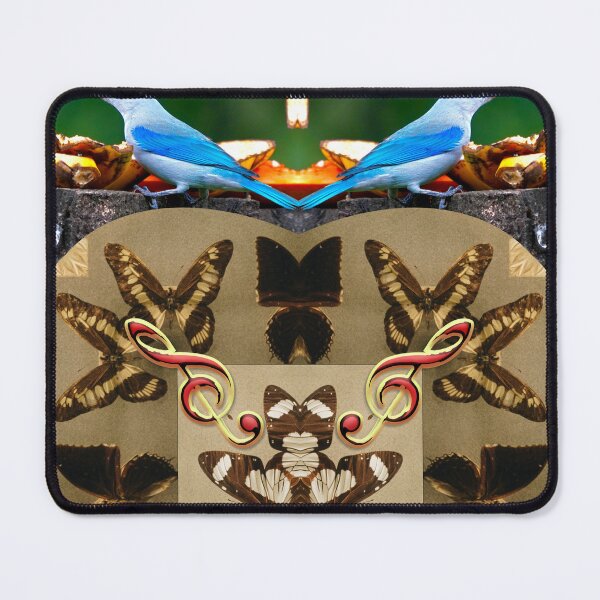 Item preview,  **ABSTRACT BLUE BIRDS AND BUTTERFLIES, SING SPRING!** designed and sold by Ralek.