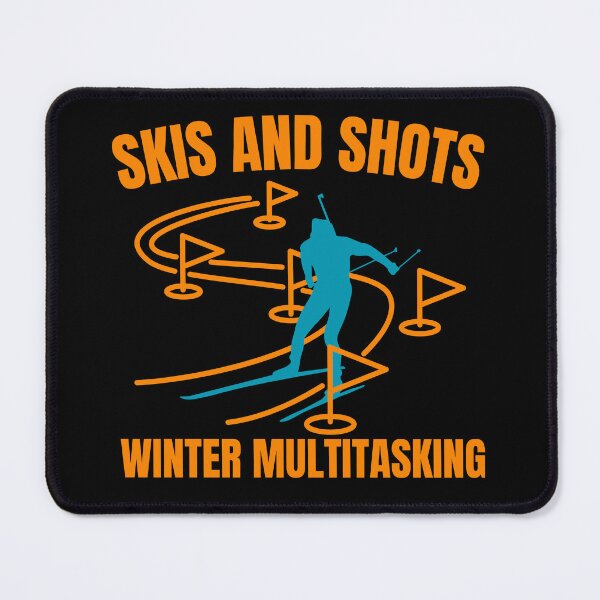 Item preview, Biathlon Skis and Shots Winter Multitasking designed and sold by Guess4best.