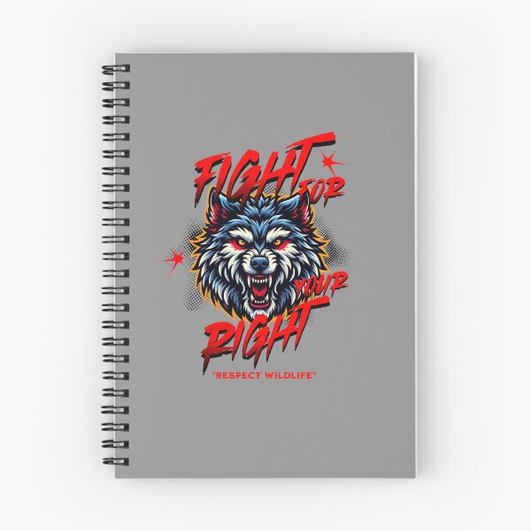 Item preview, Fight for your right respect wildlife Wolf. designed and sold by INKNIK.
