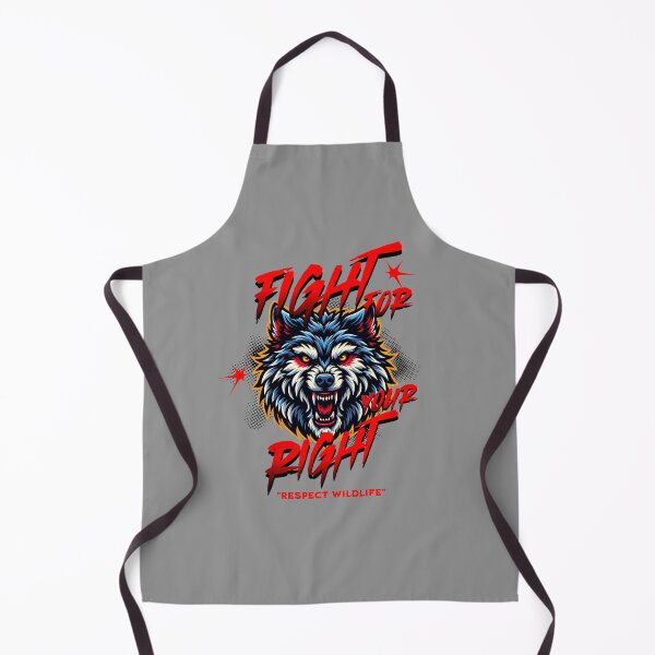 Item preview, Fight for your right respect wildlife Wolf. designed and sold by INKNIK.