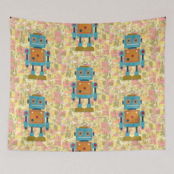 Item preview, Vintage Toy Robot designed and sold by AdriaCaps Art & Design.