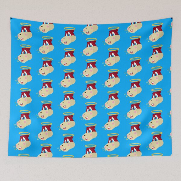 Item preview, Funny angel beaver head in pixel art style designed and sold by Trend-Beaver.