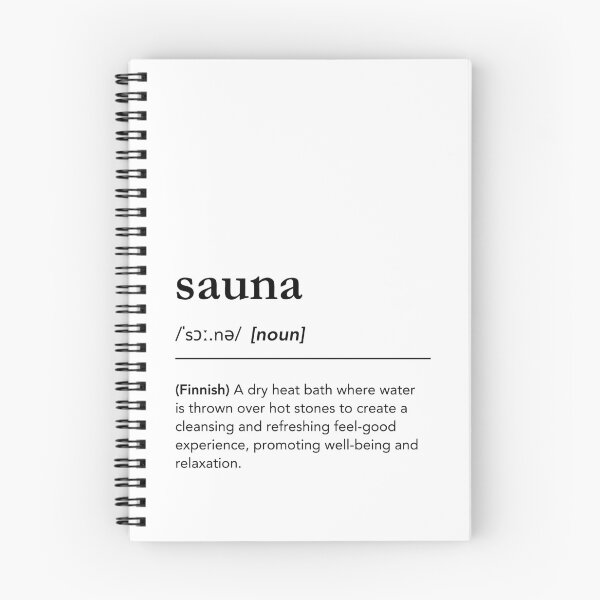 Item preview, Sauna definition, wellness quote, finnish sauna culture, sauna time, sauna lover designed and sold by lagunaklein.