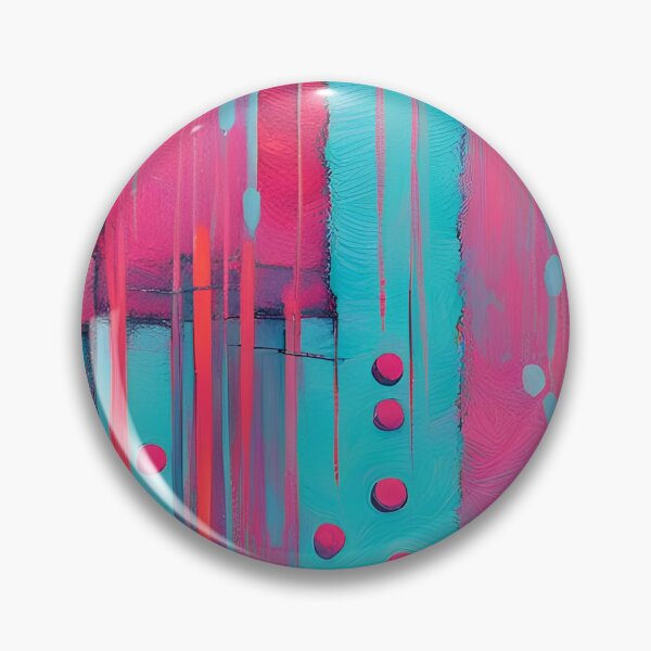 Item preview,  Geometric pink paint abstract artpiece, reality designed and sold by Coolparrotgirl.