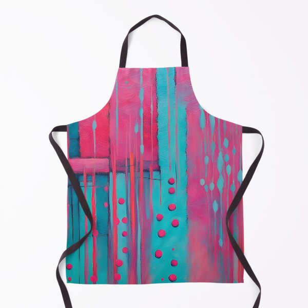 Item preview, Geometric pink paint abstract artpiece, reality designed and sold by Coolparrotgirl.