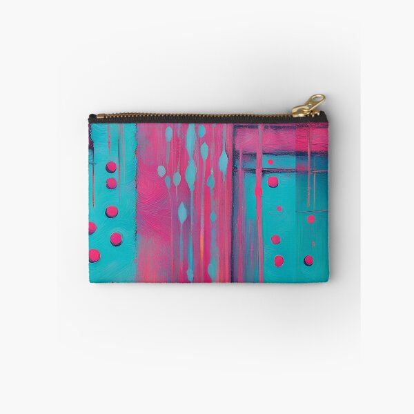 Item preview,  Geometric pink paint abstract artpiece, reality designed and sold by Coolparrotgirl.