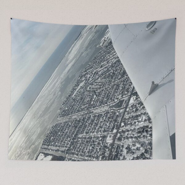 Item preview, Airplane View of Snowy City Shorelines designed and sold by NOVOImpression.