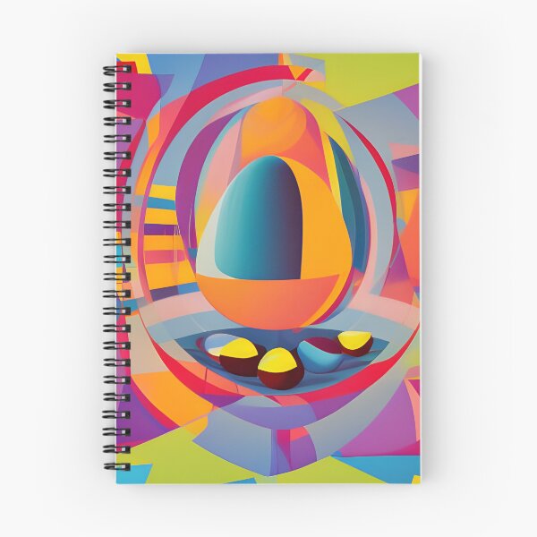 Item preview, Geometric egg abstract artpiece, reality designed and sold by Coolparrotgirl.