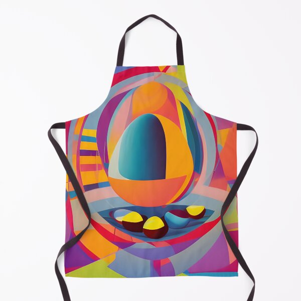 Item preview, Geometric egg abstract artpiece, reality designed and sold by Coolparrotgirl.
