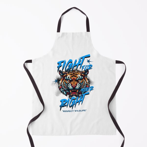 Item preview, Fight for your right respect wildlife Tiger. designed and sold by INKNIK.