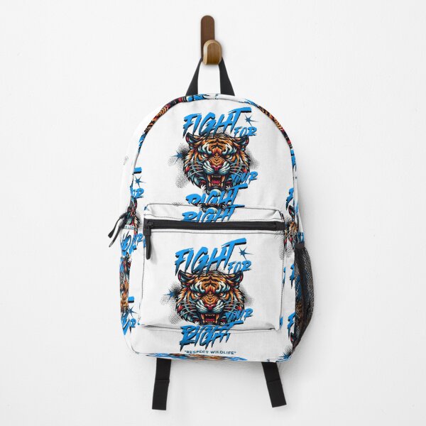 Item preview, Fight for your right respect wildlife Tiger. designed and sold by INKNIK.