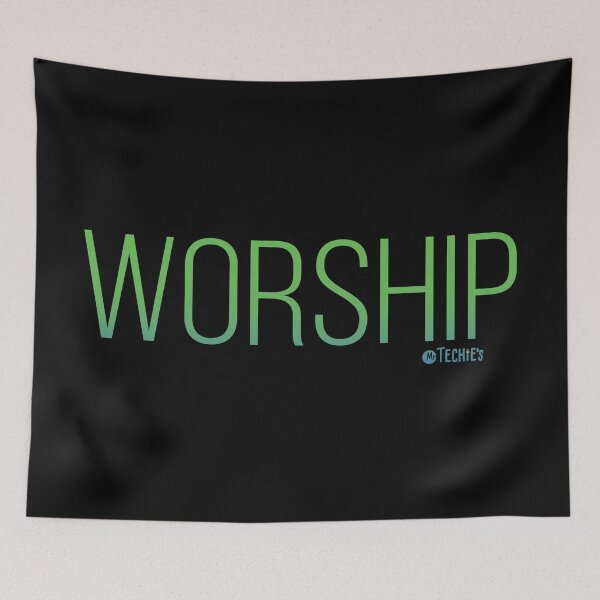 Item preview, Worship - Green designed and sold by MrTechies.