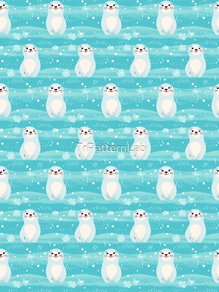 Thumbnail 5 of 5, iPhone Case, Cute seals pattern designed and sold by TrPatternLab.