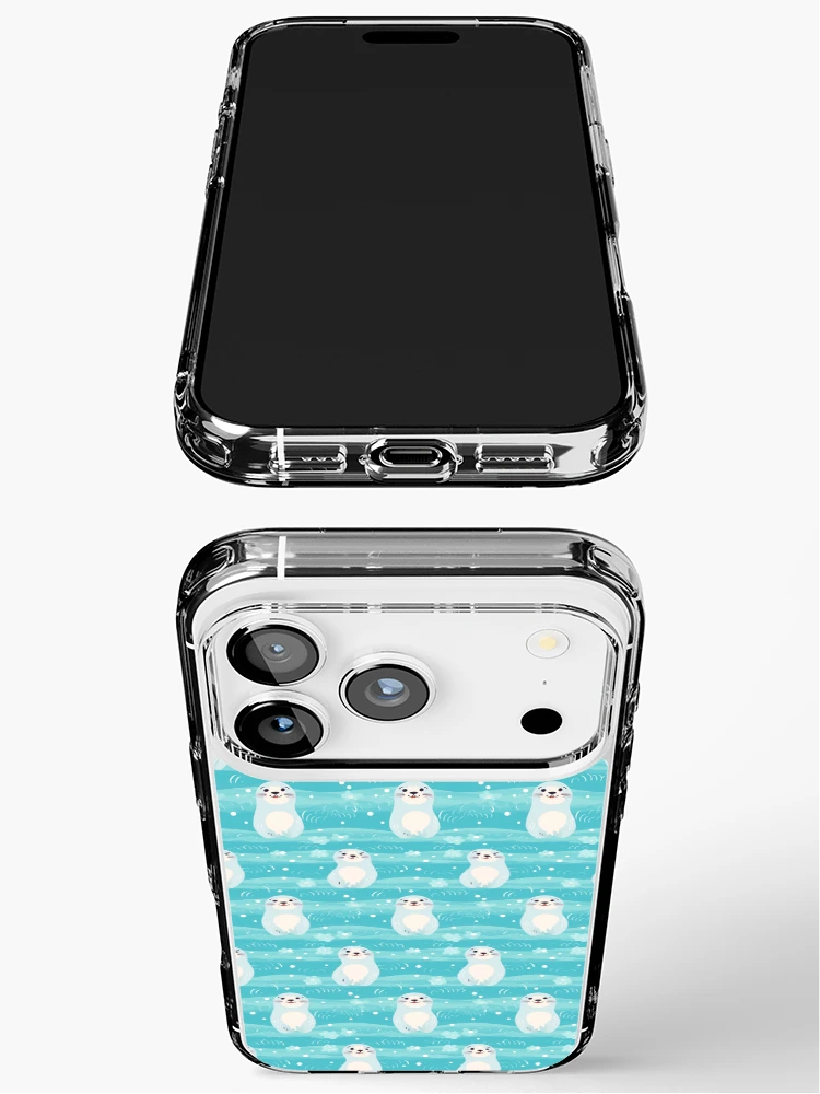 Thumbnail 3 of 5, iPhone Case, Cute seals pattern designed and sold by TrPatternLab.