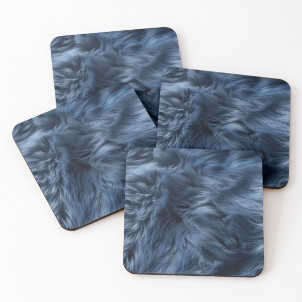Item preview, "Midnight Whiskers" - British Blue Cat Fur Texture Art designed and sold by Sir Meow Meow.