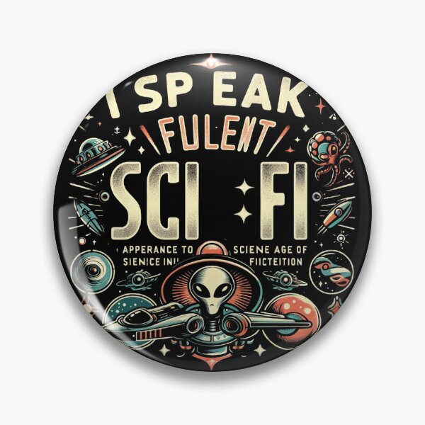 Item preview, Fluent in Sci-Fi: A Galactic Expression Tee designed and sold by Kuki-shop.